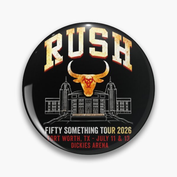 Item preview, RUSH Fifty Something Tour 2026 Fort Worth Texas designed and sold by QekiFJCute.