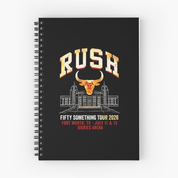 Item preview, RUSH Fifty Something Tour 2026 Fort Worth Texas designed and sold by QekiFJCute.