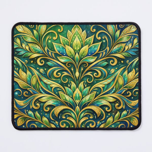 Item preview, Golden botanical ornament dreams designed and sold by Sigtrix.