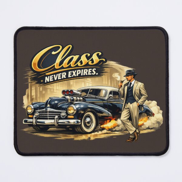 Item preview, Class Never Expires Vintage Car Gentelman Mafia designed and sold by Sommium .