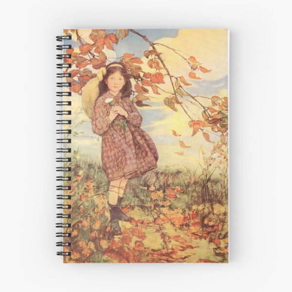Item preview, Autumn by Jessie Wilcox Smith - Vintage Art designed and sold by RickE.