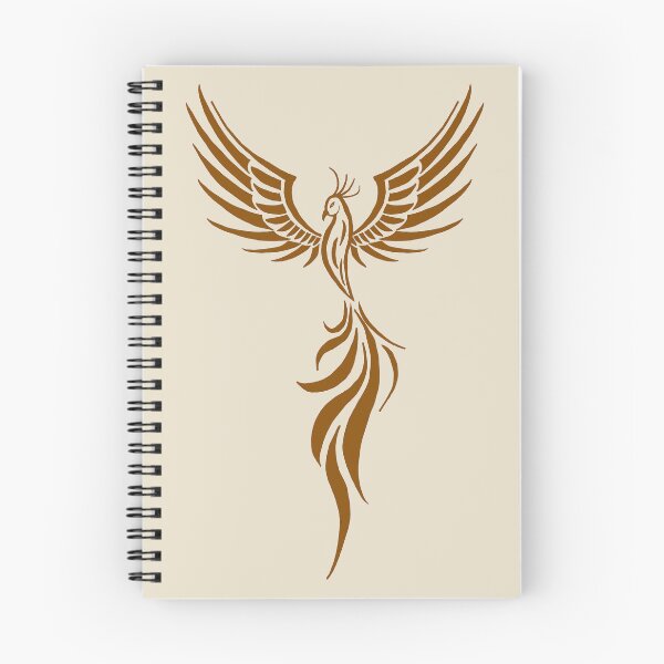 Item preview, Majestic Gold Phoenix Rising Silhouette Art designed and sold by URSM.