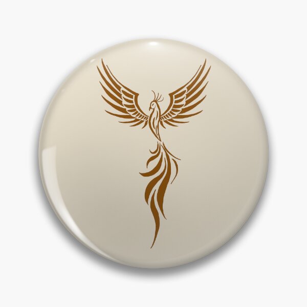Item preview, Majestic Gold Phoenix Rising Silhouette Art designed and sold by URSM.