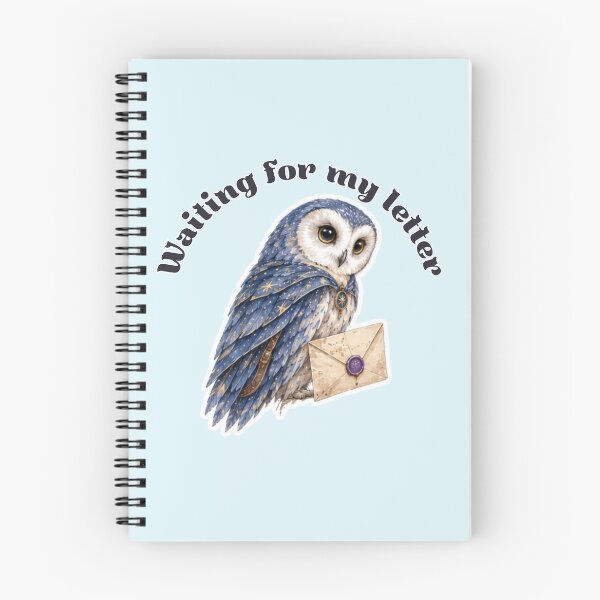 Item preview, Waiting for my letter | Owl and letter | Fantasy and magic illustration designed and sold by Love&Geek.