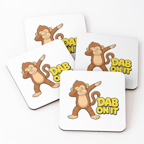 Item preview, Dab On It Cartoon Monkey designed and sold by HallelujahToys.