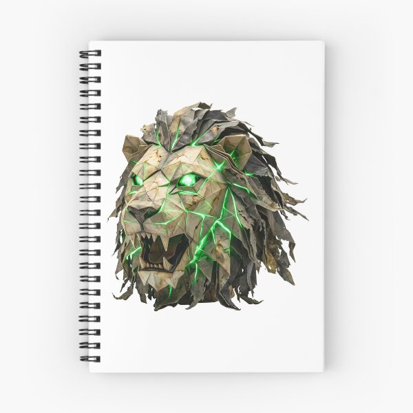 Item preview, Cyberpunk Zombie Lion - Side Profile Low Poly Art designed and sold by Marcu Ioachim.
