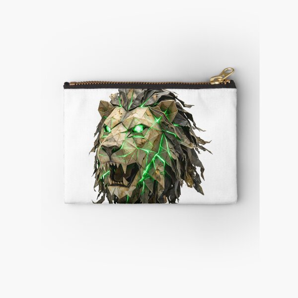 Item preview, Cyberpunk Zombie Lion - Side Profile Low Poly Art designed and sold by Marcu Ioachim.