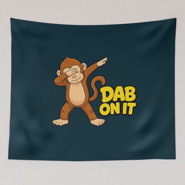 Item preview, Dab On It Cartoon Monkey designed and sold by HallelujahToys.