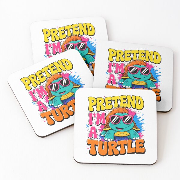 Item preview, Pretend Im A Turtle Neon Character designed and sold by HallelujahToys.