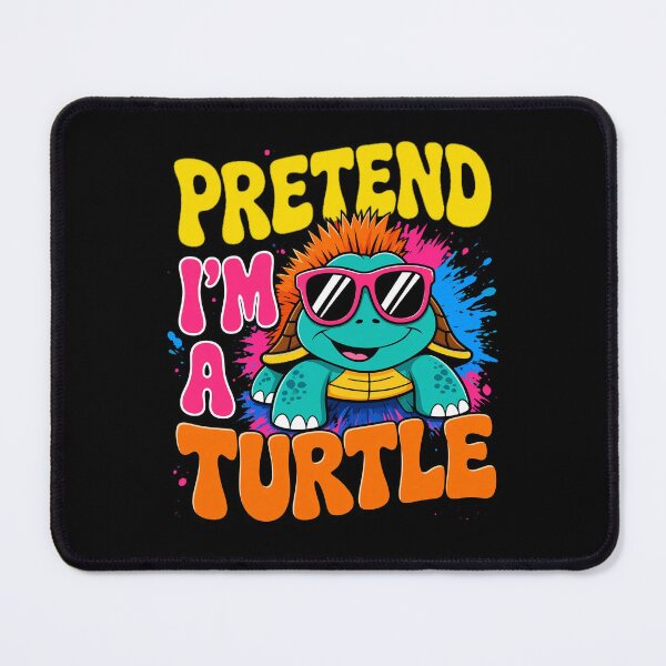 Item preview, Pretend Im A Turtle Neon Character designed and sold by HallelujahToys.