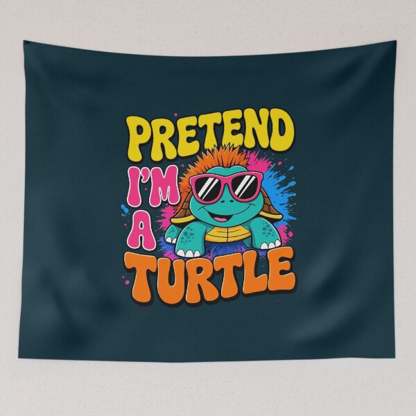 Item preview, Pretend Im A Turtle Neon Character designed and sold by HallelujahToys.