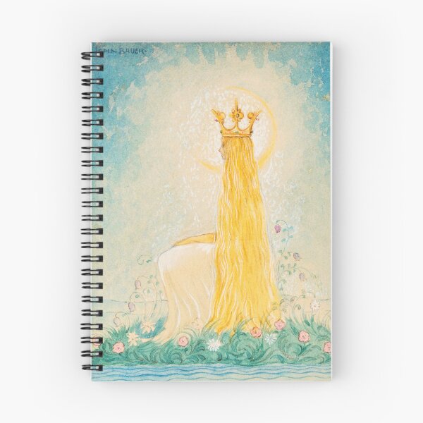 Item preview, The Princess portrait still life watercolor art print Symbolist and late Art Nouveau painting by John Bauer designed and sold by Jéanpaul  Ferro.