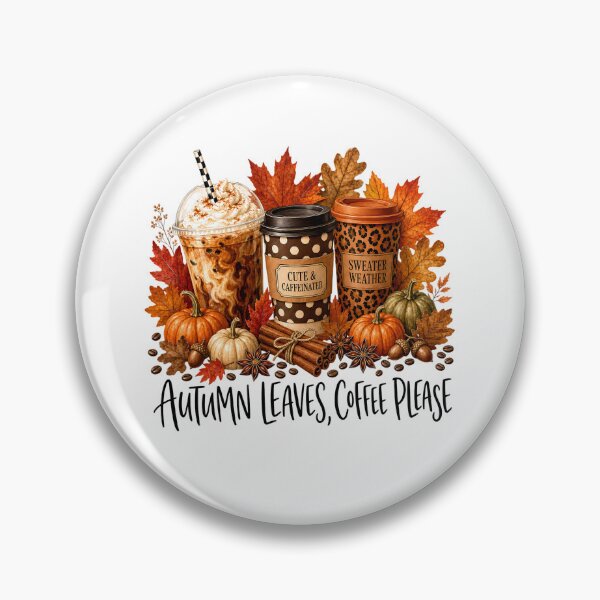 Item preview, Autumn Leaves Coffee Please - Fall Pumpkin Spice designed and sold by Rtcraftani.