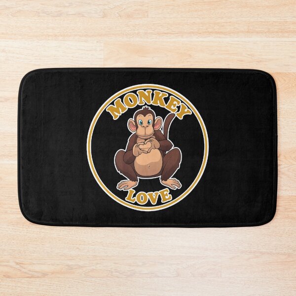Item preview, Monkey Love Vintage Circle Badge designed and sold by HallelujahToys.