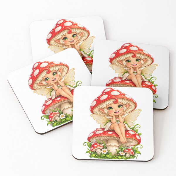 Item preview, Mimichampie, the mushroom fairy of Namaloue designed and sold by cheznamaloue.