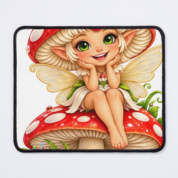 Item preview, Mimichampie, the mushroom fairy of Namaloue designed and sold by cheznamaloue.