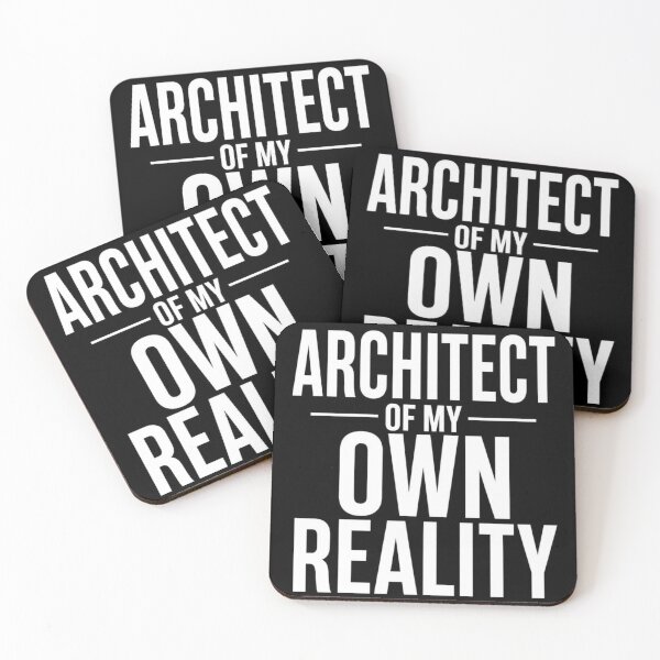 Item preview, Architect of My Own Reality Quote designed and sold by Lespribos .