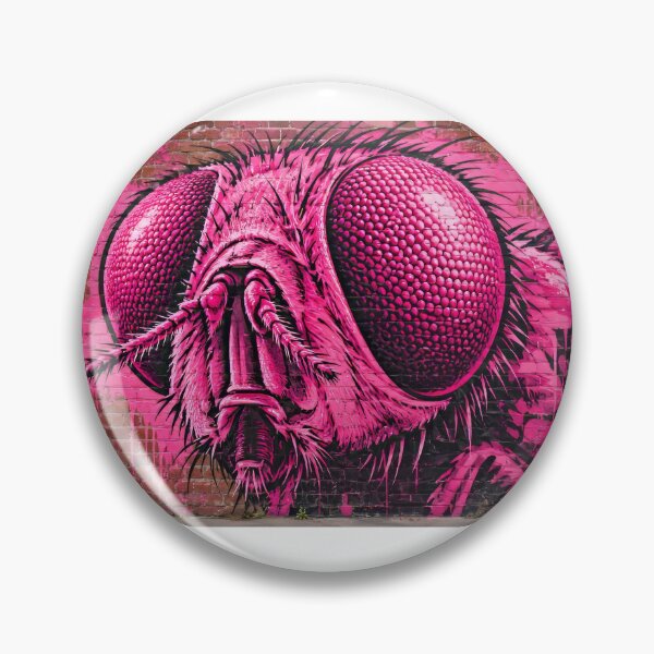 Item preview, Urban mural of a pink fly designed and sold by karlosss.