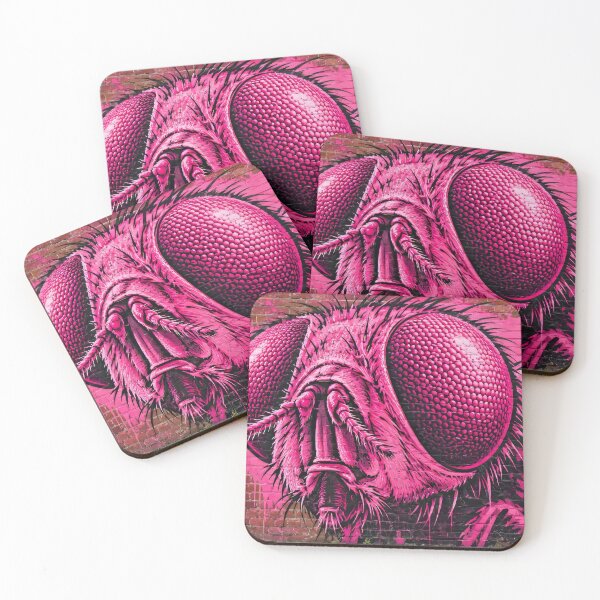 Item preview, Urban mural of a pink fly designed and sold by karlosss.
