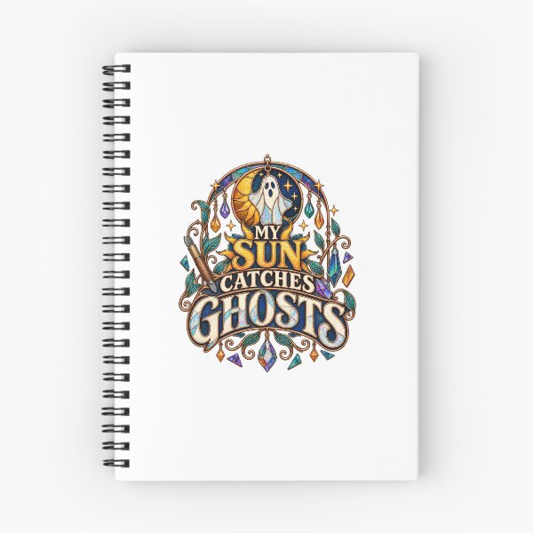 Item preview, My Sun Catches Ghosts Illustrated Glasswork designed and sold by UrbanCanvvas.