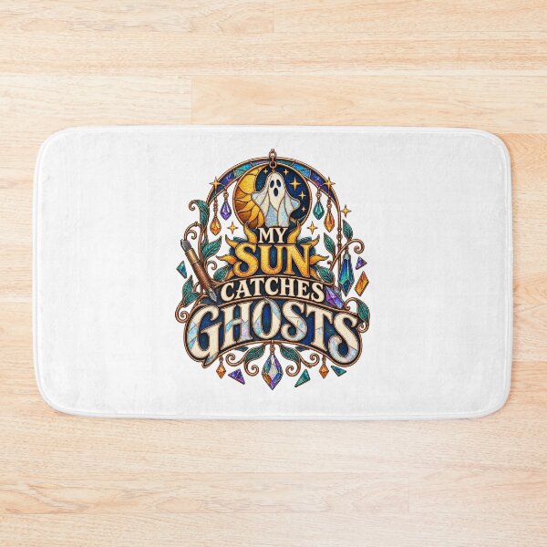 Item preview, My Sun Catches Ghosts Illustrated Glasswork designed and sold by UrbanCanvvas.