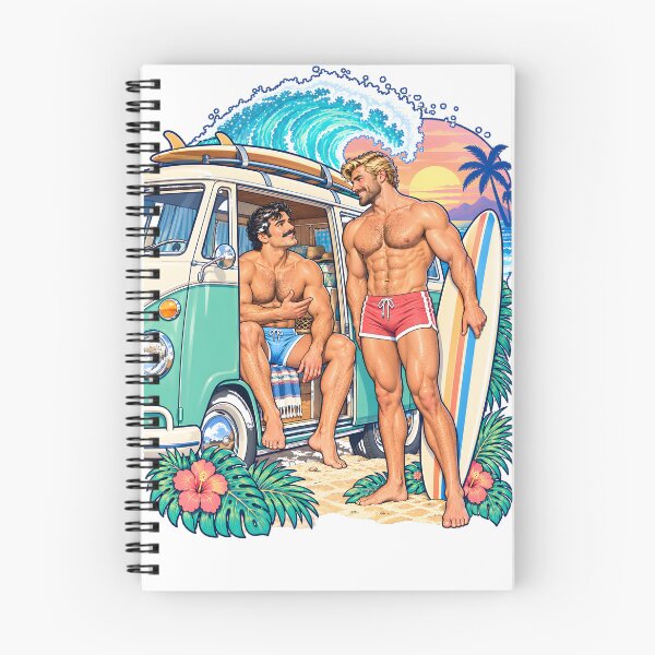 Item preview, Surfs Up Campervan designed and sold by Leatherandsmoke.