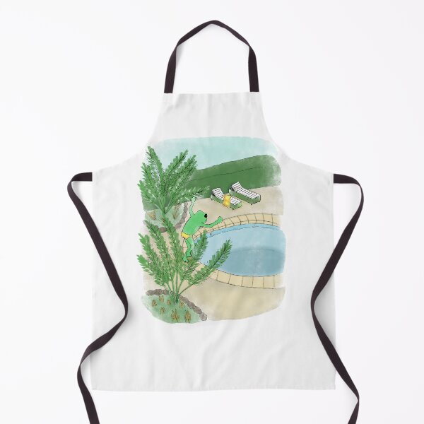 Item preview, Frog at the swimming pool designed and sold by Grenat-Marine.