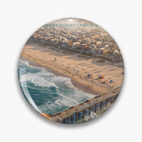 Item preview, Retro Travel To Los Angeles Beach Poster Art designed and sold by Poster2Haven.