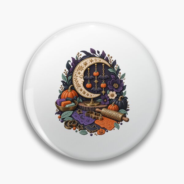 Item preview, Spooky Polymer Clay Earring Studio designed and sold by UrbanCanvvas.