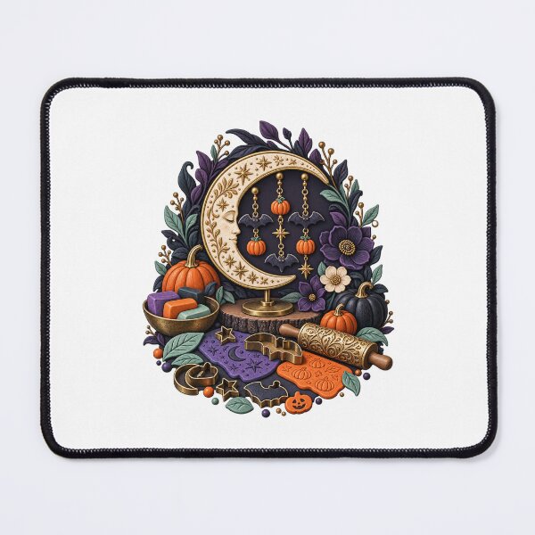 Item preview, Spooky Polymer Clay Earring Studio designed and sold by UrbanCanvvas.