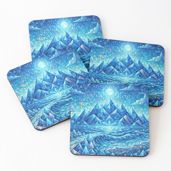 Item preview, Mountains like faceted gemstones designed and sold by Sigtrix.