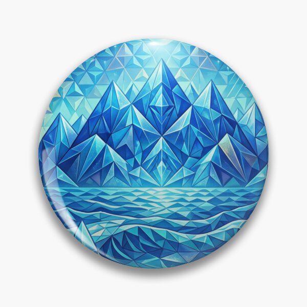 Item preview, Mountains like faceted gemstones designed and sold by Sigtrix.