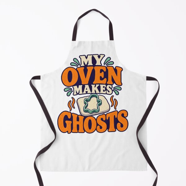 Item preview, My Oven Makes Ghosts Clay Artist Pun designed and sold by UrbanCanvvas.