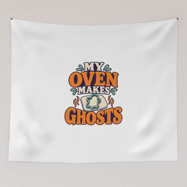 Item preview, My Oven Makes Ghosts Clay Artist Pun designed and sold by UrbanCanvvas.