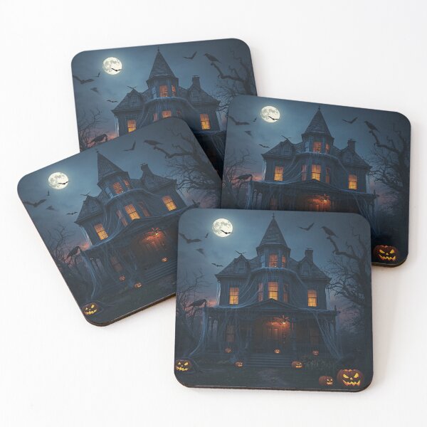 Item preview, Spooky Haunted House on Halloween Night designed and sold by MargaretPolanco.