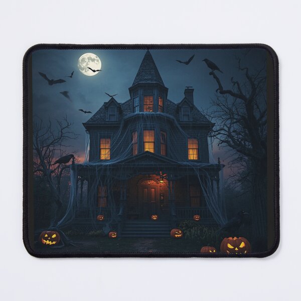 Item preview, Spooky Haunted House on Halloween Night designed and sold by MargaretPolanco.