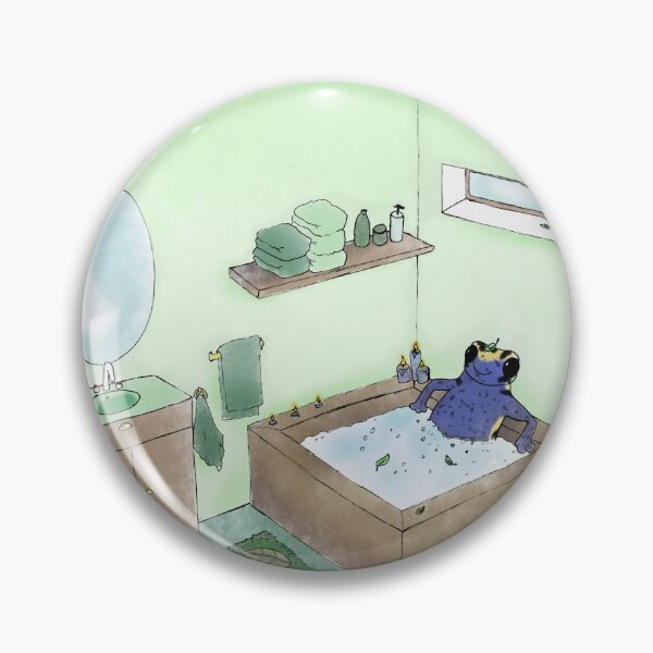 Item preview, frog in the bath designed and sold by Grenat-Marine.
