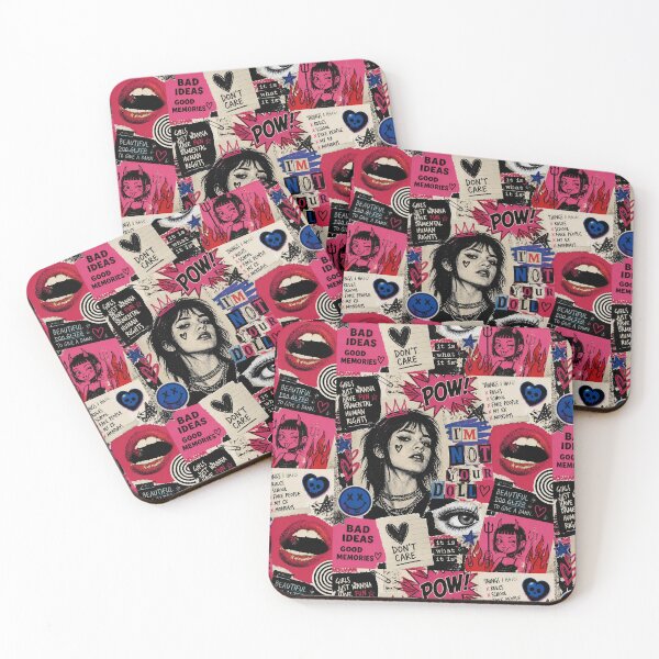 Item preview, I'm Not Your Doll - Riot Grrrl Punk Zine Aesthetic designed and sold by LadybugEffect.