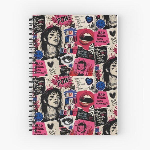 Item preview, I'm Not Your Doll - Riot Grrrl Punk Zine Aesthetic designed and sold by LadybugEffect.