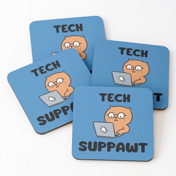Item preview, Tech suppawt designed and sold by BigfeetLittlepaws.