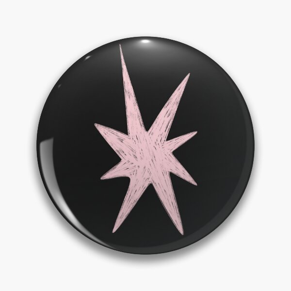 Item preview, Pink Hand Drawn Y2K Starburst designed and sold by IriArt-Designs.