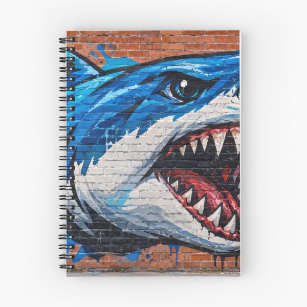 Item preview, Urban shark mural designed and sold by karlosss.