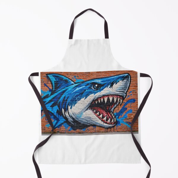 Item preview, Urban shark mural designed and sold by karlosss.