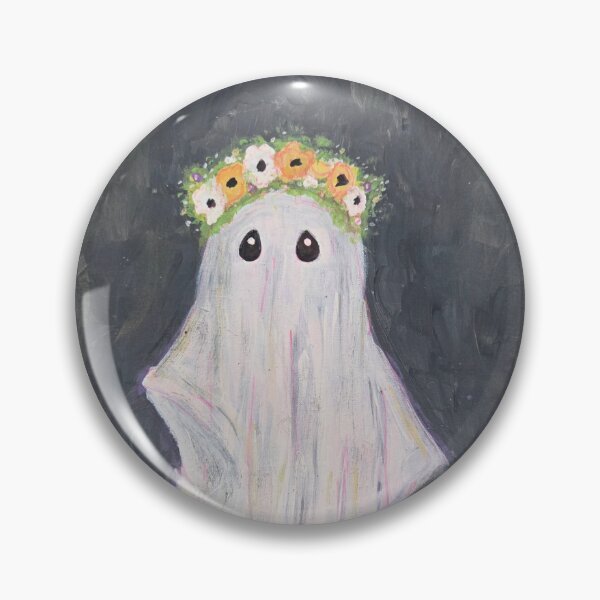 Item preview, Flower crown ghost designed and sold by snowwolfey.