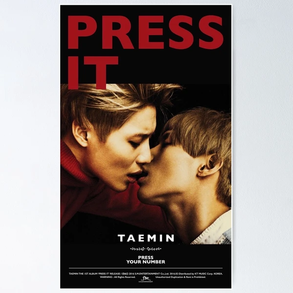SHINee TAEMIN PRESS YOUR NUMBER