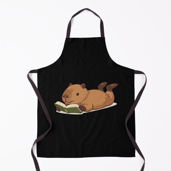 Item preview, Capybara Cartoon Reading Book  designed and sold by stylishdzign.