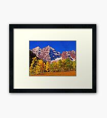 The Wonderful Maroon Bells Framed Print