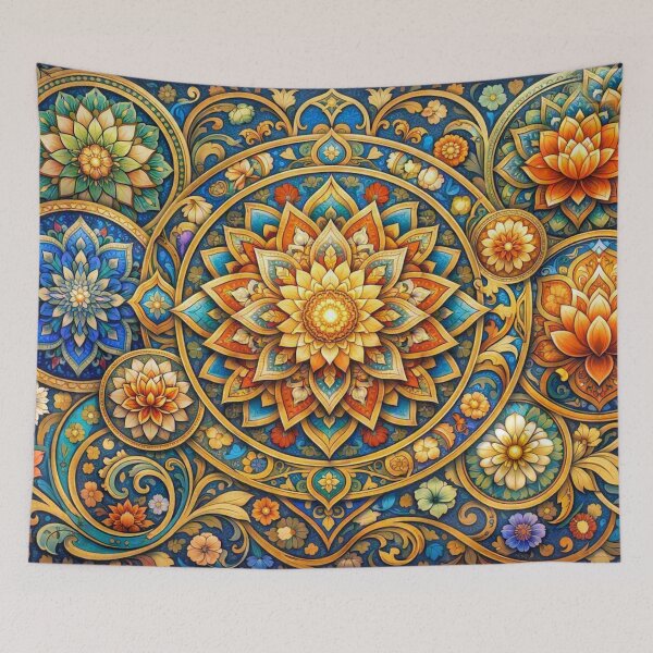 Item preview, Radiant Floral Mandala Vision designed and sold by Sigtrix.