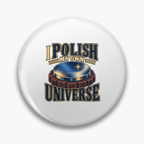 Item preview, I Polish My Own Universe Telescope Pun designed and sold by UrbanCanvvas.