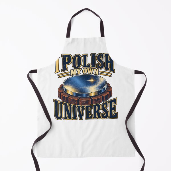Item preview, I Polish My Own Universe Telescope Pun designed and sold by UrbanCanvvas.